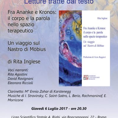 La presentazione del libro di Rita Inglese al Righi di Roma